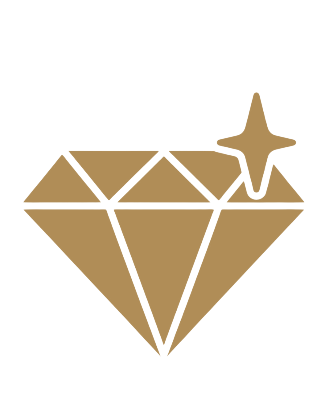 Gold diamond icon